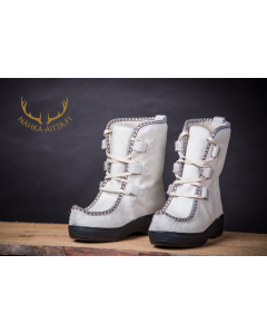 Topaz cowhide boots Oslo 60 white