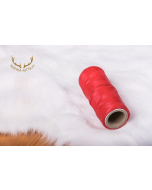 Thread for leatherwork, red